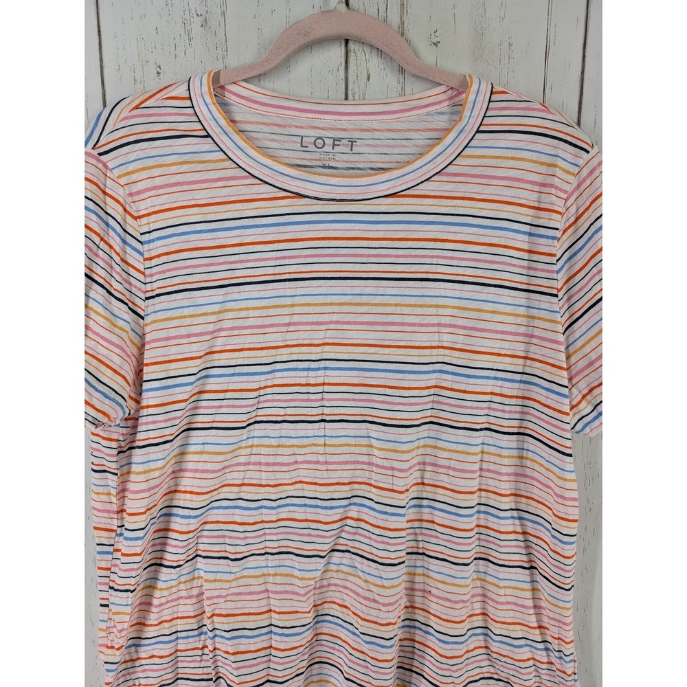 LOFT Women's Striped Multicolor Top - Picture 3 of 8